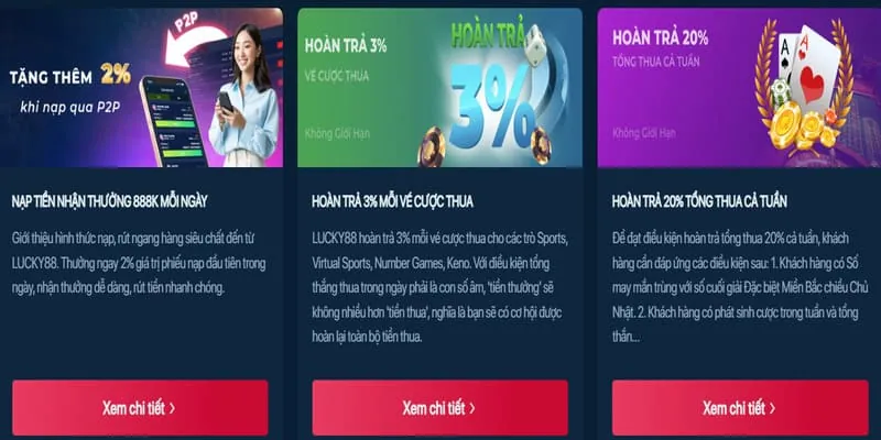 Hình ảnh Tiền thưởng và Khuyến mãi